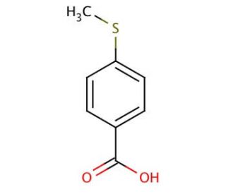 4-(Methylthio)benzoic acid (CAS 13205-48-6) - chemical structure image