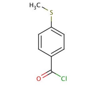 4-(Methylthio)benzoyl chloride (CAS 1442-06-4) - chemical structure image