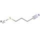 4-(Methylthio)butylnitrile (CAS 59121-24-3) - chemical structure image