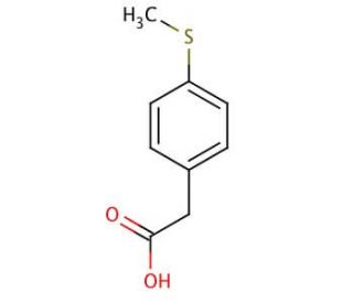 4-(Methylthio)phenylacetic acid (CAS 16188-55-9) - chemical structure image