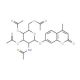 4-Methylumbelliferyl 2-Acetamido-2-deoxy-3,4,6-tri-O-acetyl-α-D-Glucopyranoside (CAS 124167-45-9) - chemical structure image