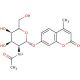 4-Methylumbelliferyl 2-Acetamido-2-deoxy-α-D-galactopyranoside (CAS 124223-99-0) - chemical structure image
