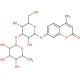 4-Methylumbelliferyl 3-O-(α-L-Fucopyranosyl)-β-D-galactopyranoside (CAS 296776-06-2) - chemical structure image