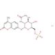 4-Methylumbelliferyl 6-Sulfo-2-acetamido-2-deoxy-α-D-glucopyranoside Potassium Salt - chemical structure image