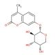 4-Methylumbelliferyl α-L-arabinopyranoside (CAS 69414-26-2) - chemical structure image