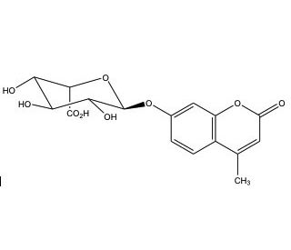 4-Methylumbelliferyl &alpha;-L-iduronide (free acid) (CAS 66966-09-4) - chemical structure image