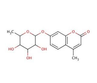 4-Methylumbelliferyl-alpha-L-rhamnopyranoside (CAS 106488-05-5) - chemical structure image