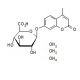 4-Methylumbelliferyl b-D-glucuronide trihydrate (CAS 199329-67-4) - chemical structure image