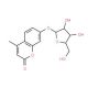 4-Methylumbelliferyl beta-D-ribofuranoside (CAS 195385-93-4) - chemical structure image