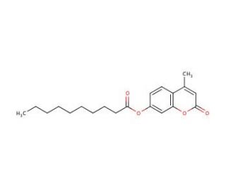 4-Methylumbelliferyl Decanoate (CAS 66185-70-4) - chemical structure image