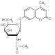 4-Methylumbelliferyl N-acetyl-β-D-galactosaminide (CAS 36476-29-6) - chemical structure image