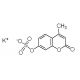 4-Methylumbelliferyl sulfate, potassium salt (CAS 15220-11-8) - chemical structure image