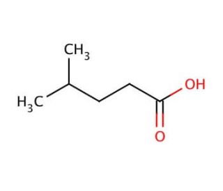 4-Methylvaleric acid (CAS 646-07-1) - chemical structure image
