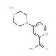 4-Morpholin-4-yl-pyridine-2-carboxylic acid hydrochloride (CAS 66933-70-8) - chemical structure image