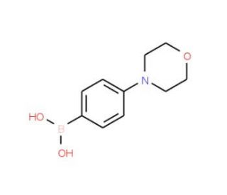 4-Morpholin-4-ylbenzeneboronic acid (CAS 186498-02-2) - chemical structure image