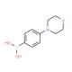 4-Morpholin-4-ylbenzeneboronic acid (CAS 186498-02-2) - chemical structure image