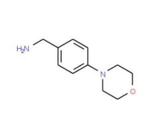 4-Morpholin-4-ylbenzylamine (CAS 214759-74-7) - chemical structure image