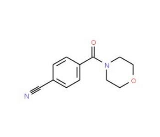 4-(morpholin-4-ylcarbonyl)benzonitrile (CAS 87294-97-1) - chemical structure image