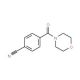 4-(morpholin-4-ylcarbonyl)benzonitrile (CAS 87294-97-1) - chemical structure image