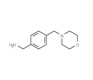 4-(Morpholin-4-ylmethyl)benzylamine (CAS 91271-84-0) - chemical structure image