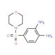 4-(Morpholine-4-sulfonyl)-benzene-1,2-diamine - chemical structure image