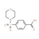 4-(Morpholine-4-sulfonyl)-benzoic acid (CAS 10252-82-1) - chemical structure image