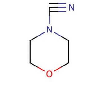 4-Morpholinecarbonitrile (CAS 1530-89-8) - chemical structure image