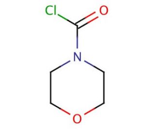 4-Morpholinecarbonyl chloride (CAS 15159-40-7) - chemical structure image
