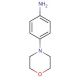 4-Morpholinoaniline (CAS 2524-67-6) - chemical structure image
