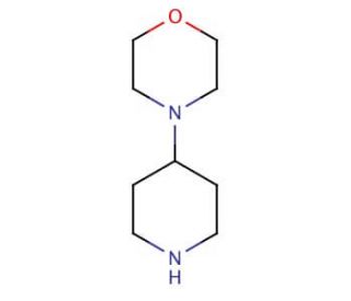 4-Morpholinopiperidine (CAS 53617-35-9) - chemical structure image