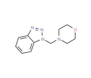 (4-Morpholinylmethyl)benzotriazole, mixture of Bt1 and Bt2 isomers (CAS 5472-71-9) - chemical structure image