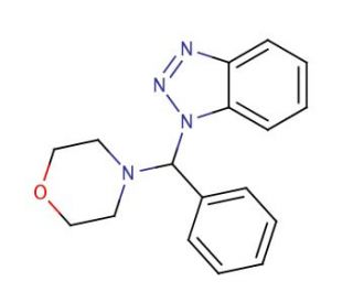 (4-Morpholinylphenylmethyl)benzotriazole, mixture of Bt1 and Bt2 isomers (CAS 461641-45-2) - chemical structure image