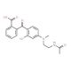4-[N-[2-(Acetamido)ethyl]-N-methylamino]-2′-carboxy-2-hydroxybenzophenone (CAS 203580-77-2) - chemical structure image