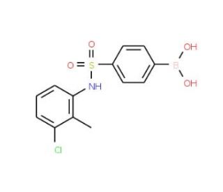 4-(N-(3-Chloro-2-methylphenyl)sulfamoyl)phenylboronic acid (CAS 957066-10-3) - chemical structure image