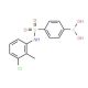 4-(N-(3-Chloro-2-methylphenyl)sulfamoyl)phenylboronic acid (CAS 957066-10-3) - chemical structure image