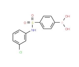 4-(N-(3-Chlorophenyl)sulfamoyl)phenylboronic acid (CAS 957062-69-0) - chemical structure image