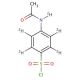 4-N-Acetylaminobenzene-d5-sulfonyl Chloride (CAS 1020718-84-6) - chemical structure image