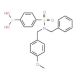 4-[N-Benzyl-N-(4-methoxybenzyl)sulphamoyl]benzeneboronic acid (CAS 913835-95-7) - chemical structure image