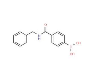 4-(N-Benzylaminocarbonyl)phenylboronic acid (CAS 252663-47-1) - chemical structure image