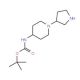 4-N-Boc-amino-1-(pyrrolidin-3-yl) piperidine (CAS 885274-91-9) - chemical structure image