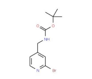 4-(N-Boc-aminomethyl)-2-Bromopyridine (CAS 1049025-21-9) - chemical structure image
