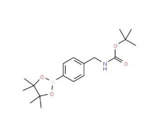 4-(N-Boc-aminomethyl)phenylboronic acid pinacol ester (CAS 330794-35-9) - chemical structure image