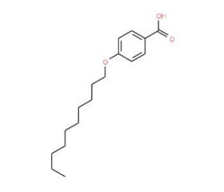 4-n-Decyloxybenzoic acid (CAS 5519-23-3) - chemical structure image