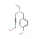 4-[N-Ethyl-(4-methoxyphenyl)methylamino]-2-butynyl-1-ol (CAS 181647-06-3) - chemical structure image