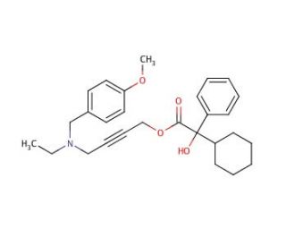 4-[N-Ethyl-(4-methoxyphenyl)methylamino]-2-butynyl-2-cyclohexyl-2-hydroxybenzene Acetate - chemical structure image
