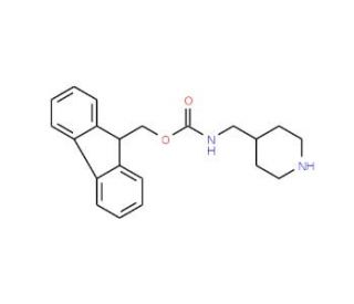 4-N-Fmoc-aminomethyl piperidine (CAS 441295-75-6) - chemical structure image