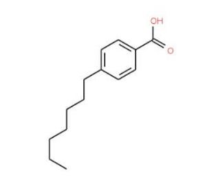4-n-Heptylbenzoic acid (CAS 38350-87-7) - chemical structure image