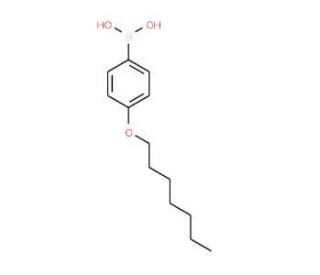 4-(n-Heptyloxy)benzeneboronic acid (CAS 136370-19-9) - chemical structure image