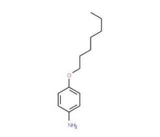 4-n-Heptyloxyaniline (CAS 39905-44-7) - chemical structure image