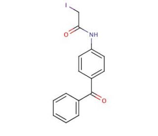 4-(N-Iodoacetamide)benzophenone (CAS 76809-63-7) - chemical structure image